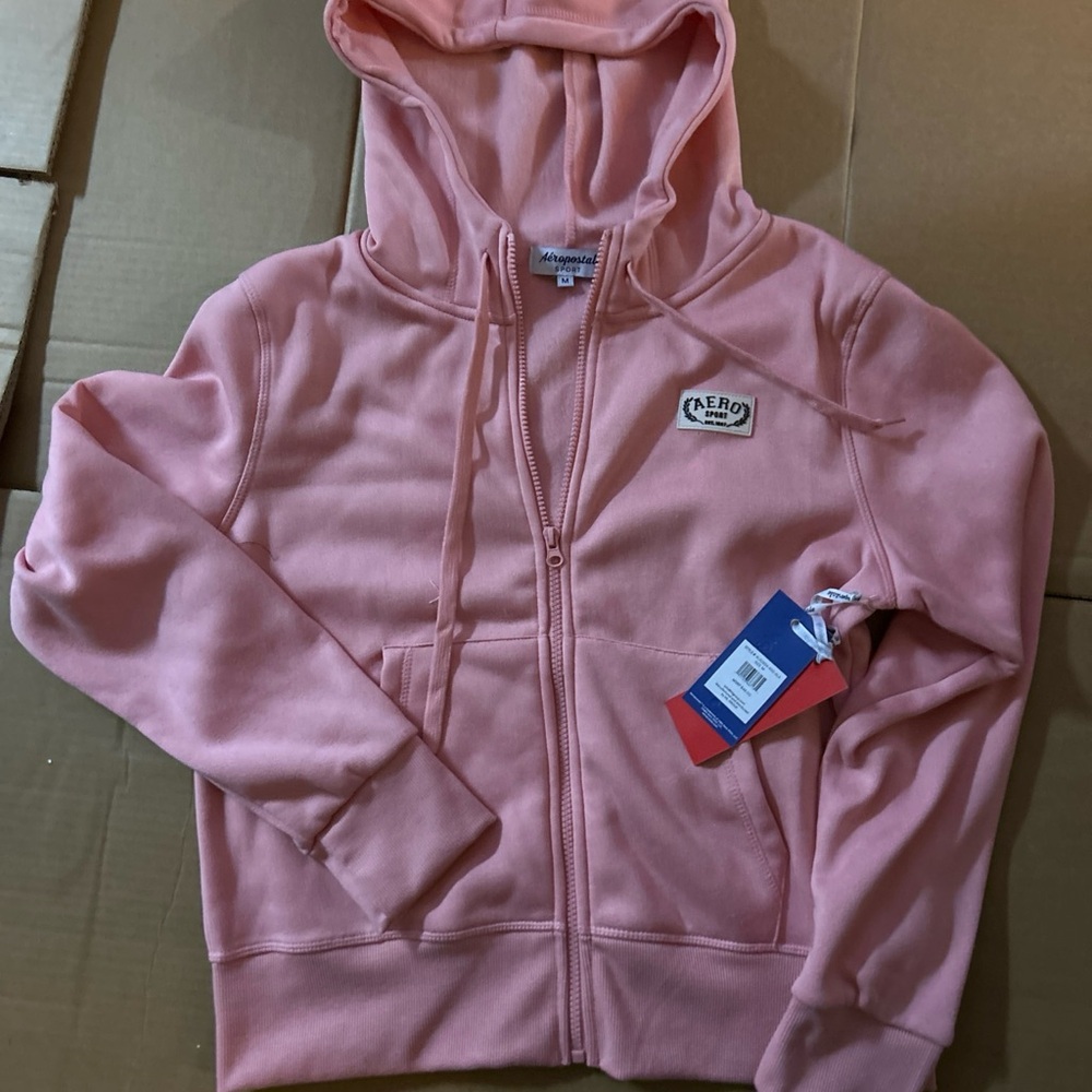 Kids Pink Hoodie Jacket